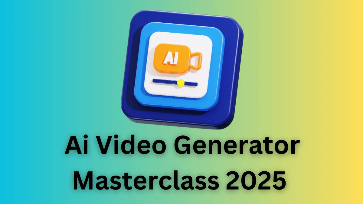 Ai Video Generator Masterclass 2025